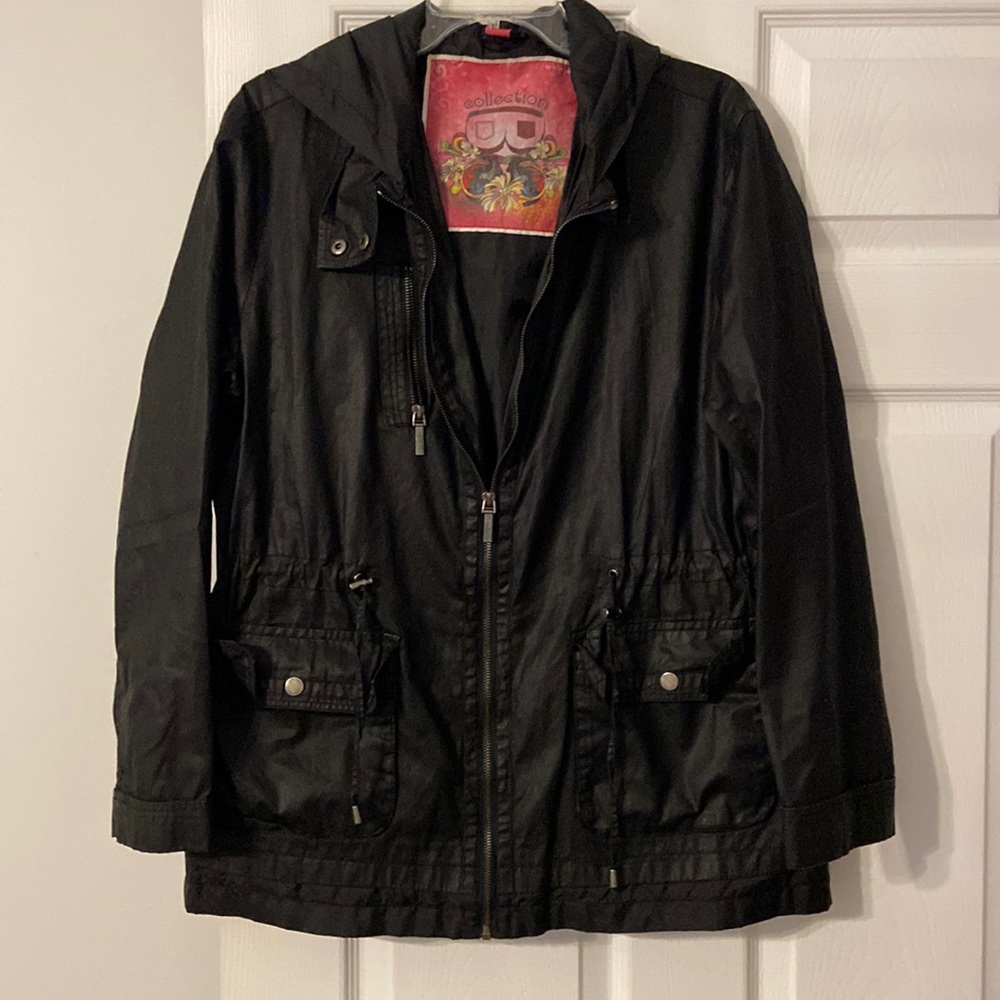 Collection by Bernardo Jacket size XL excellent condition long 30” bust 40”